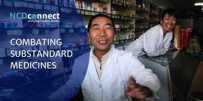 Picture of 2 pharmacists in Asia